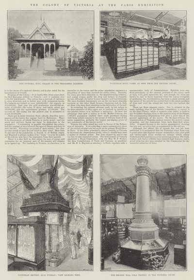 The Colony of Victoria at the Paris Exhibition by Frank Watkins